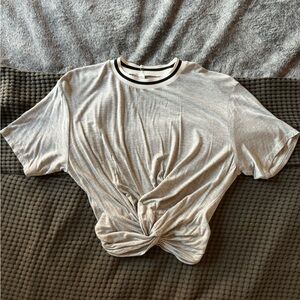 Sporty tshirt crop top, size Medium.